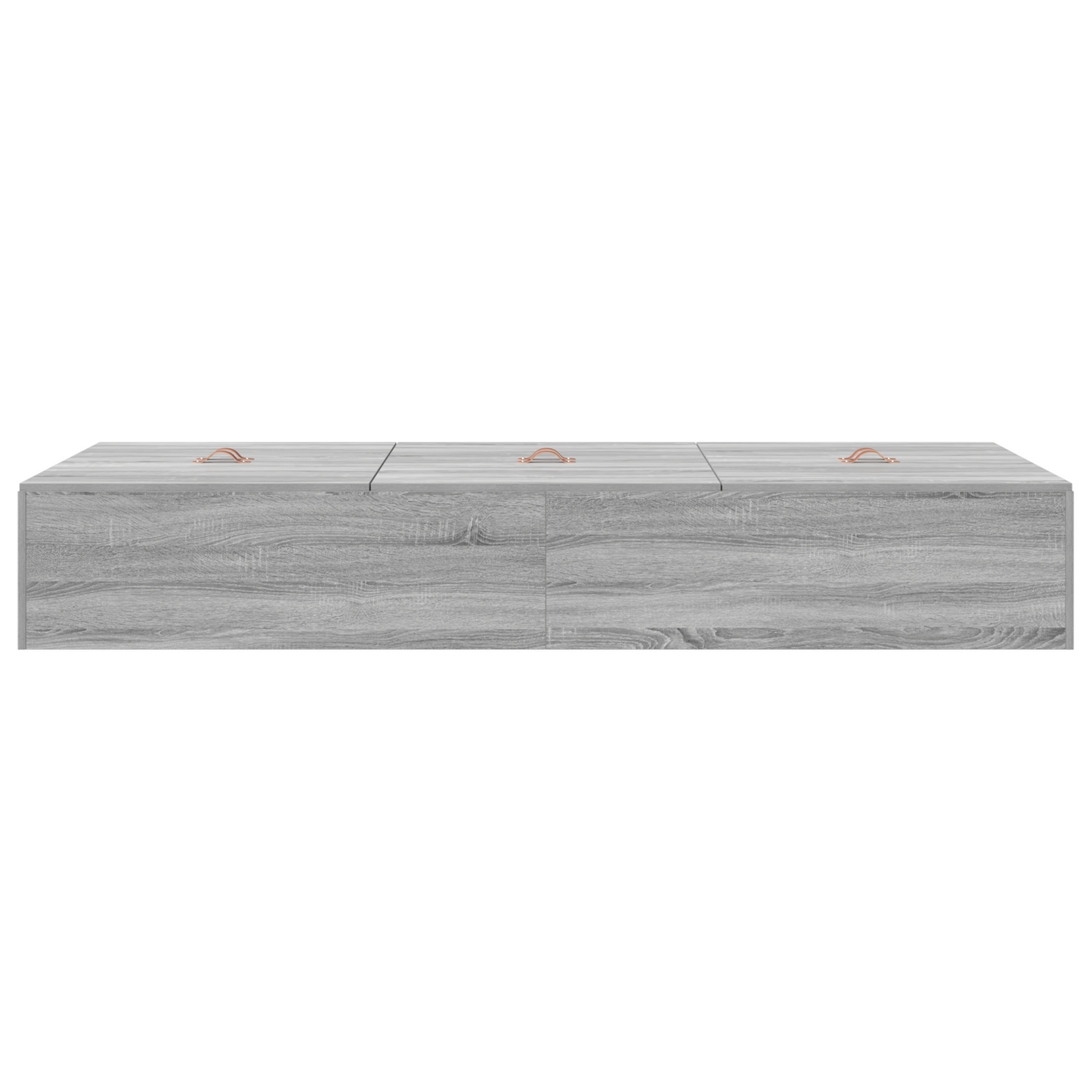 Aufbewahrungsbettgestell Grau Sonoma 80x200 cm