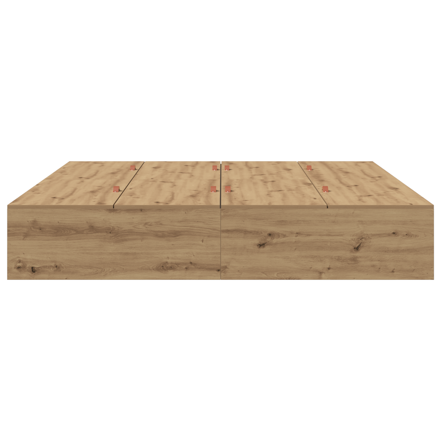 Aufbewahrungsbettgestell Artisan Eiche 200x200 cm