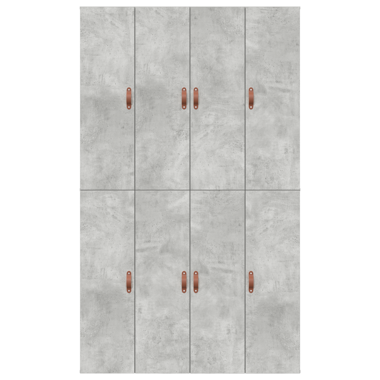 Aufbewahrungsbettgestell Beton Grau 120x190 cm
