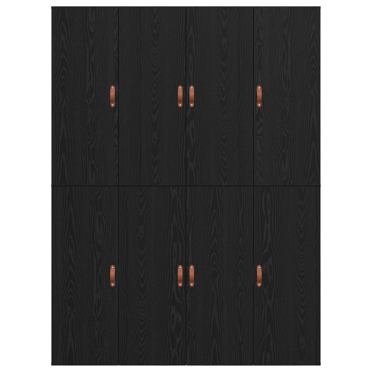 Aufbewahrungsbettgestell Schwarze Eiche 135x190 cm
