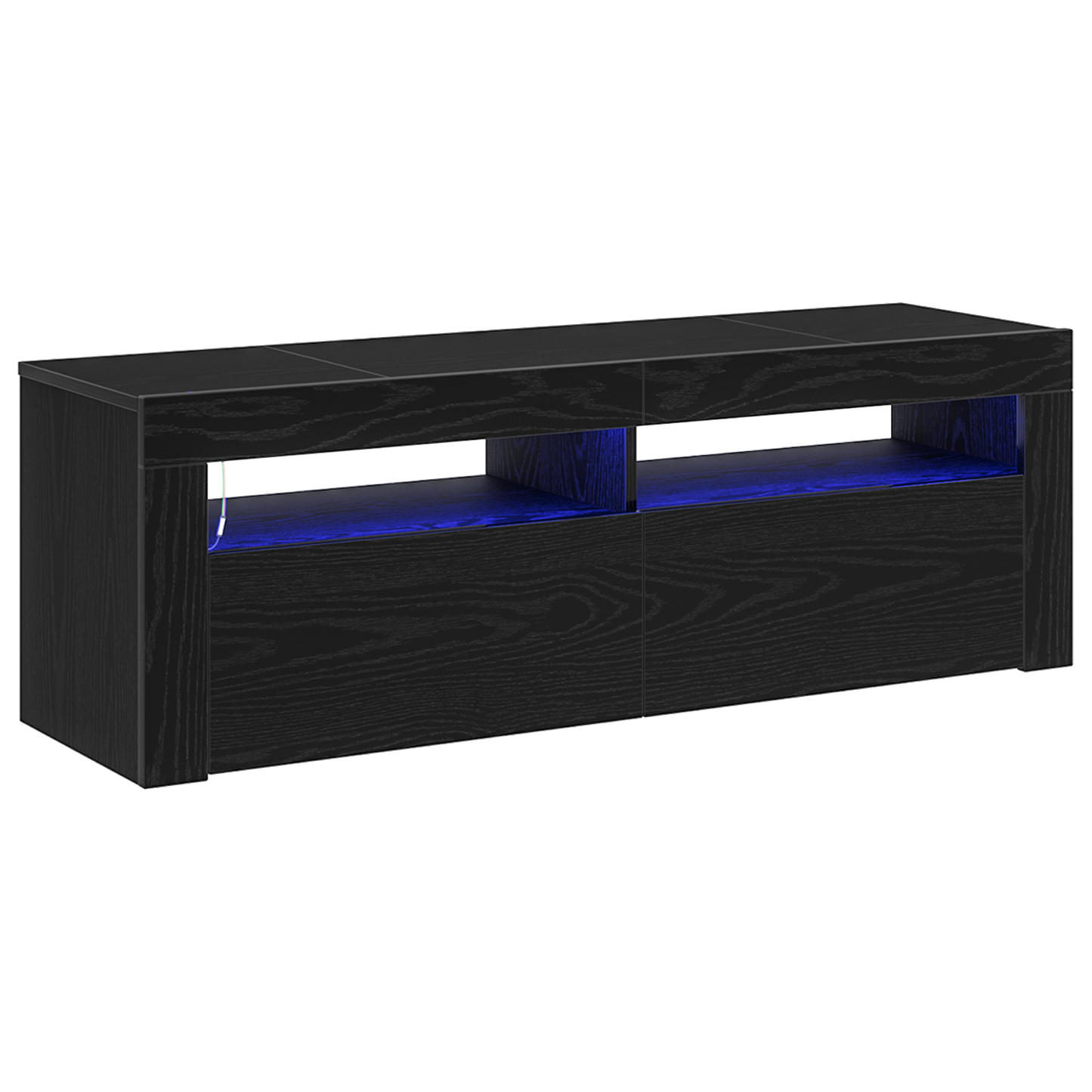 TV-Schränk Schwarz 120 x 35 x 40 cm Holzwerkstoff