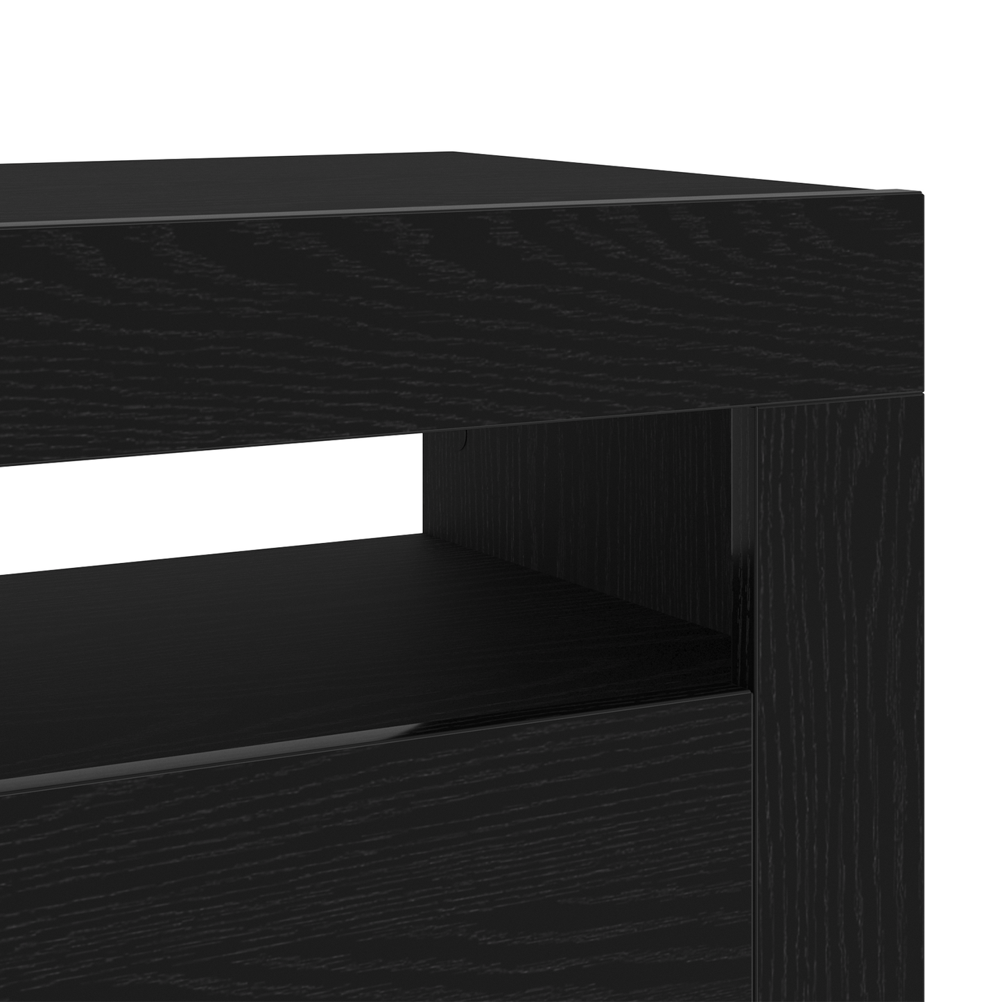 TV-Schränk Schwarz 90 x 35 x 40 cm Holzwerkstoff