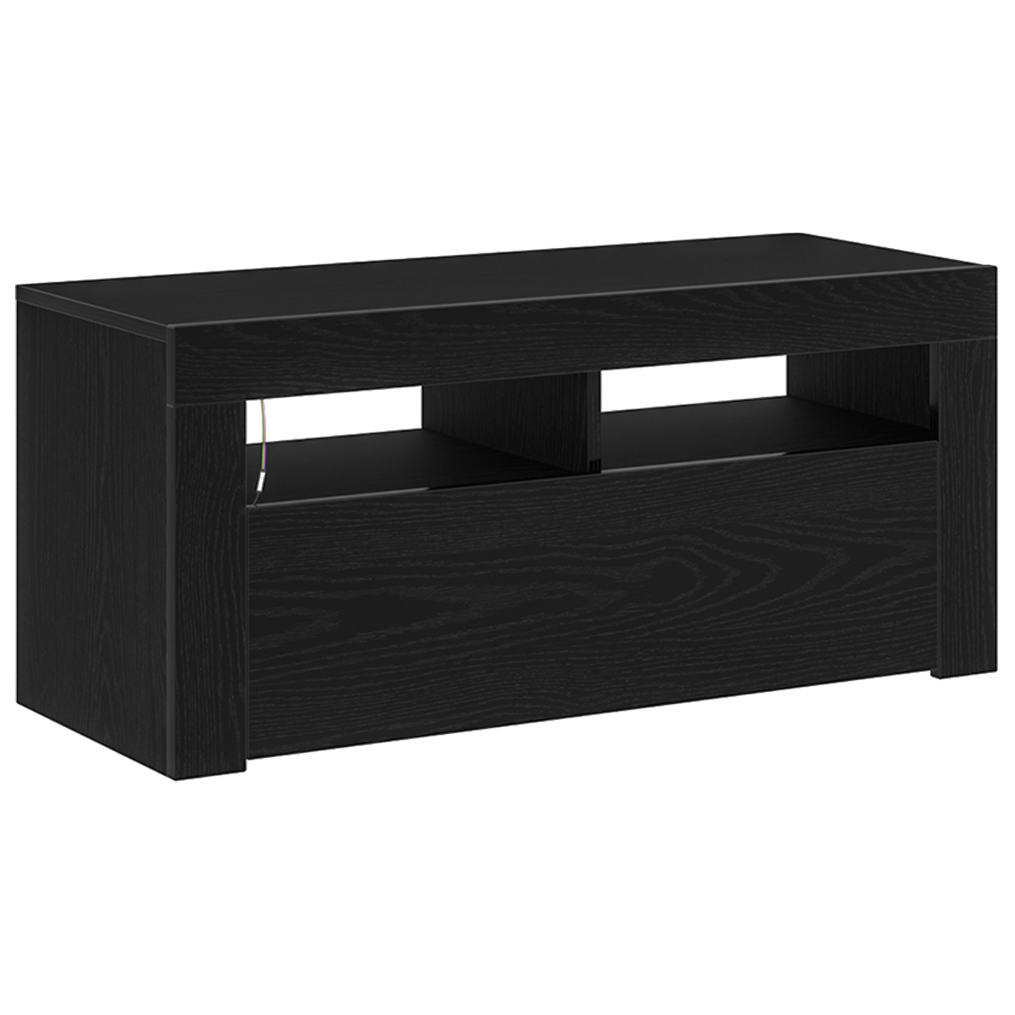 TV-Schränk Schwarz 90 x 35 x 40 cm Holzwerkstoff