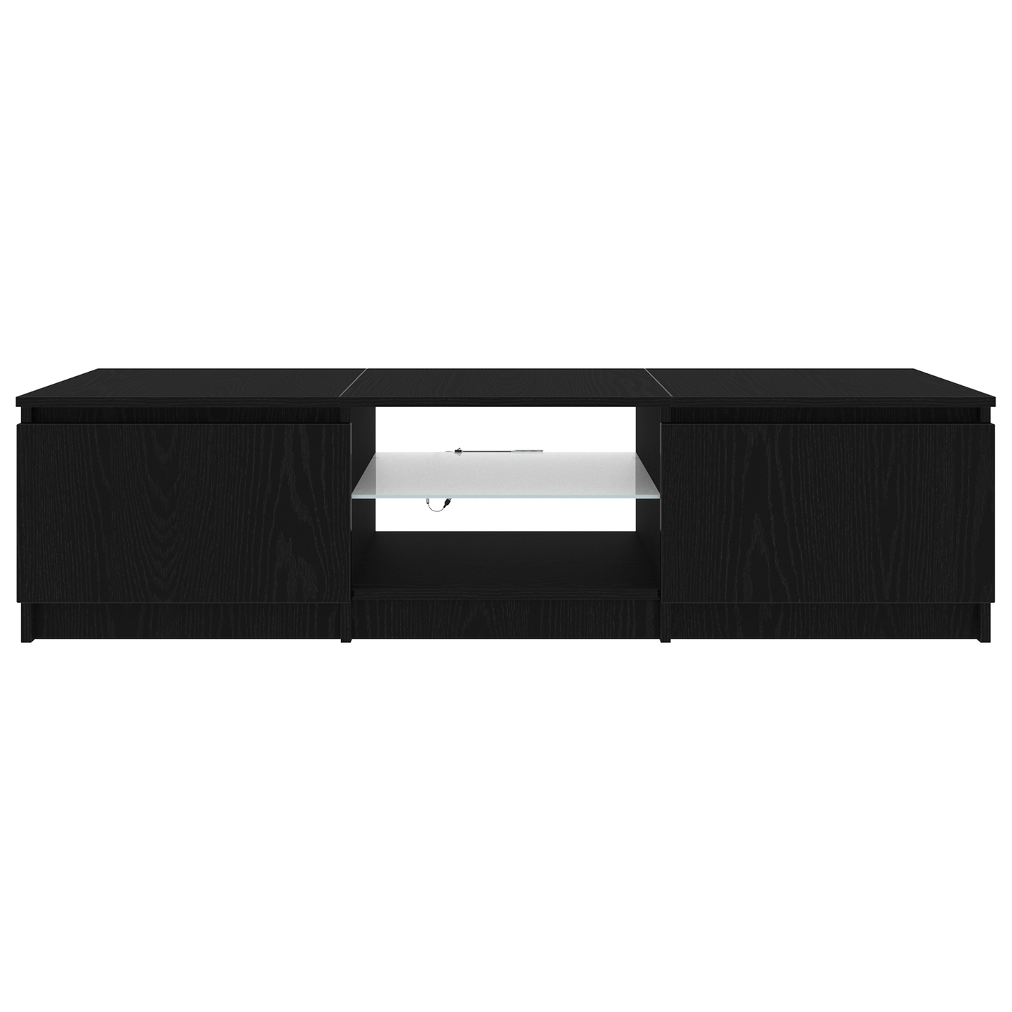 TV-Schränk Schwarz 140 x 38.5 x 36 cm Holzwerkstoff