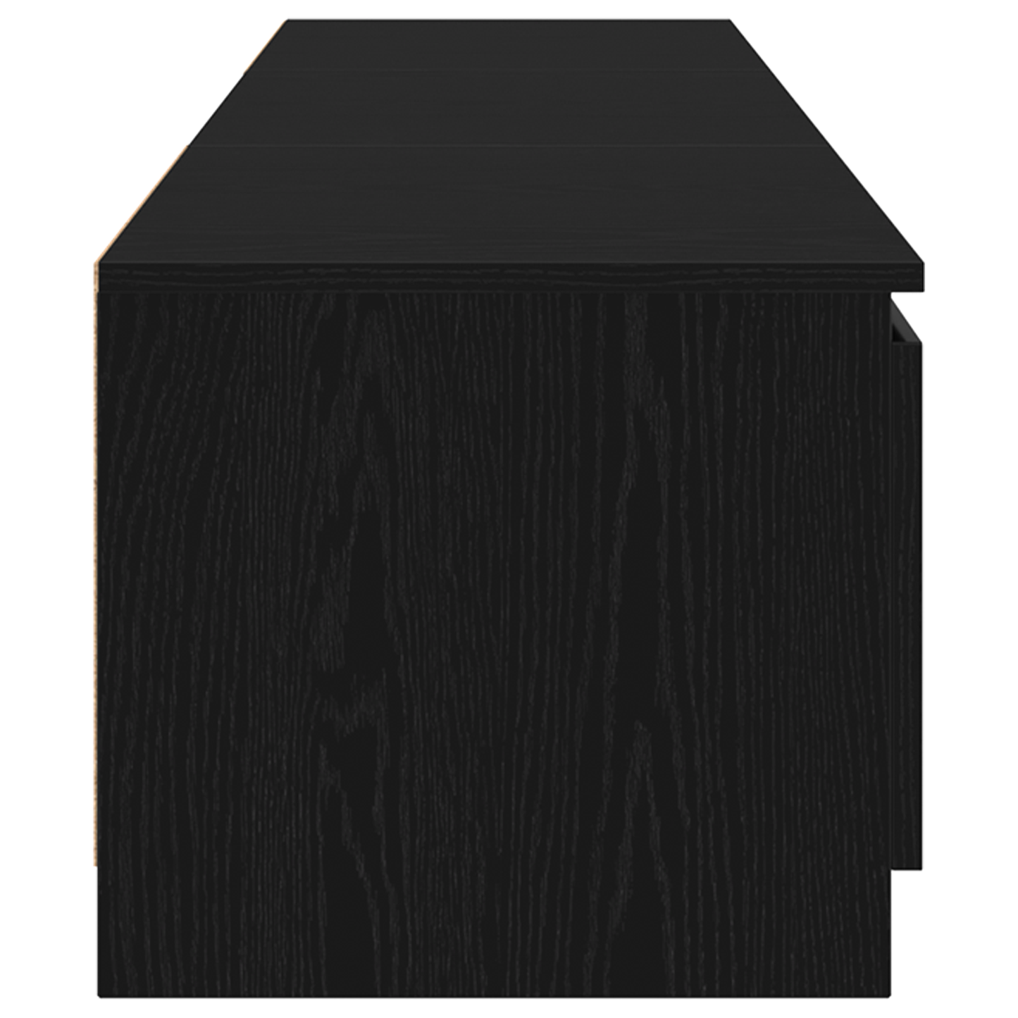 TV-Schränk Schwarz 140 x 38.5 x 36 cm Holzwerkstoff