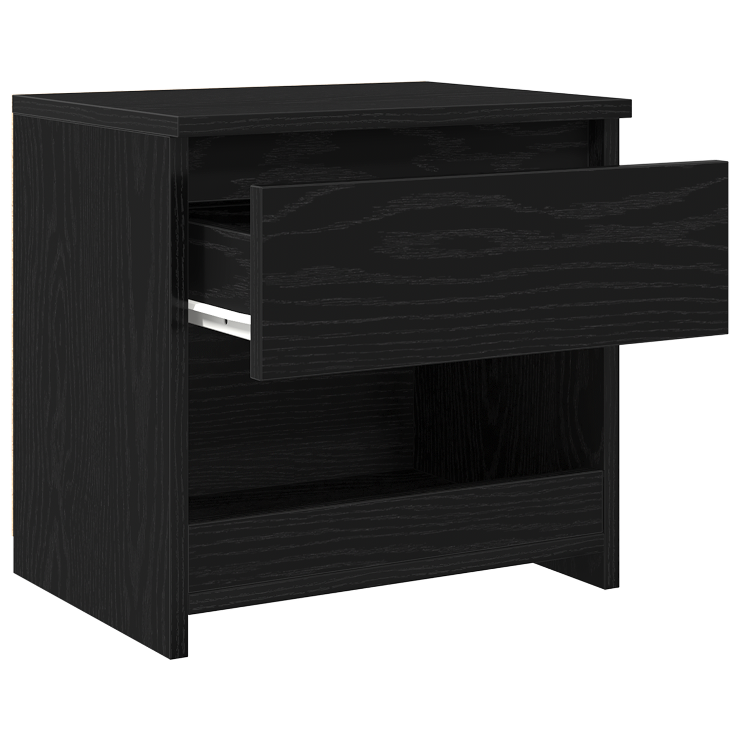 Nachttisch Schwarze Eiche 40 x 30 x 39 cm Holzwerkstoff