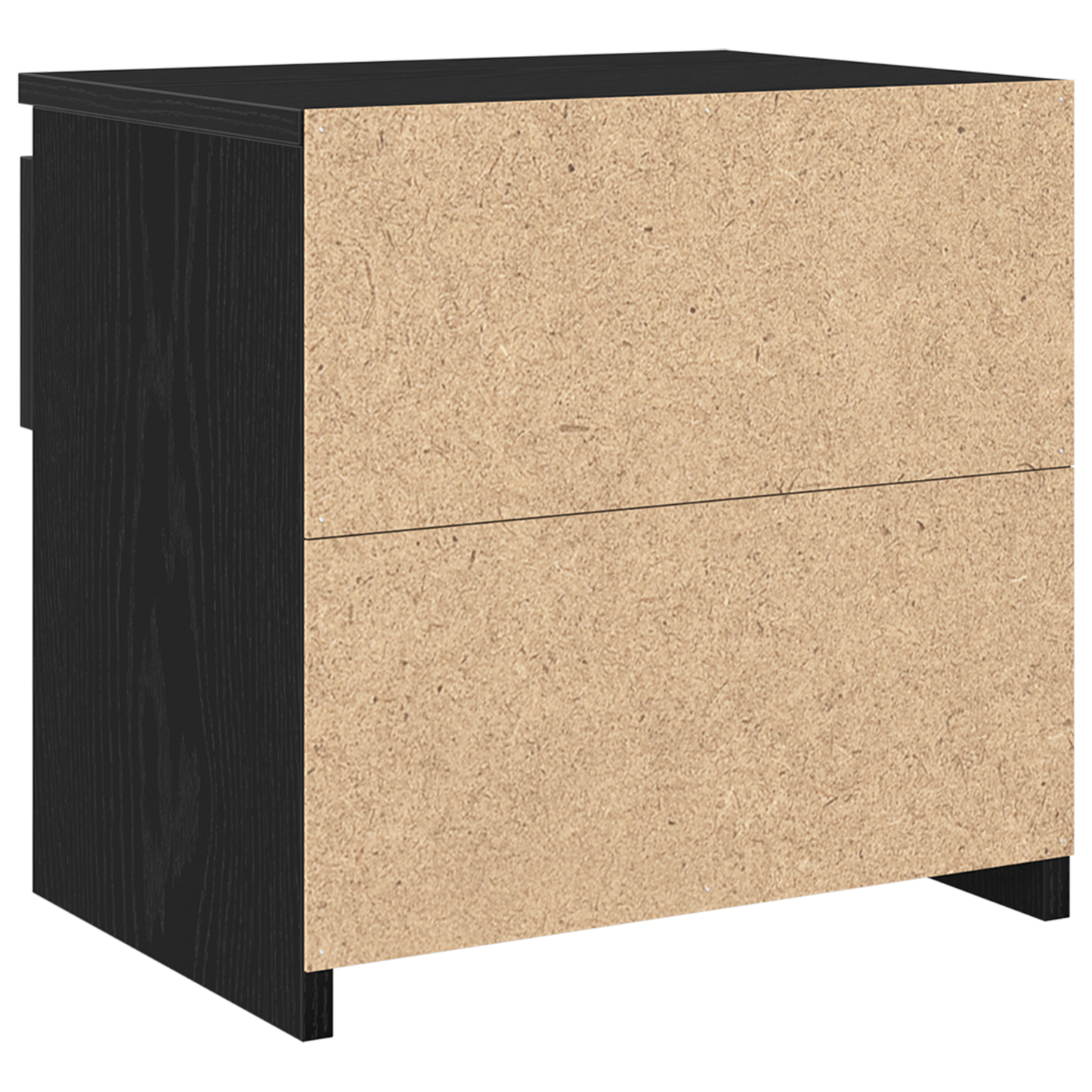 Nachttisch Schwarze Eiche 40 x 30 x 39 cm Holzwerkstoff
