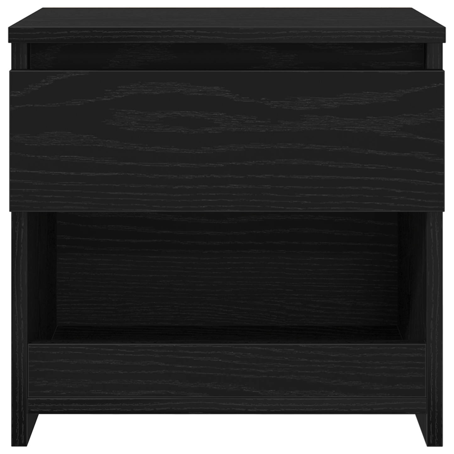 Nachttisch Schwarze Eiche 40 x 30 x 39 cm Holzwerkstoff