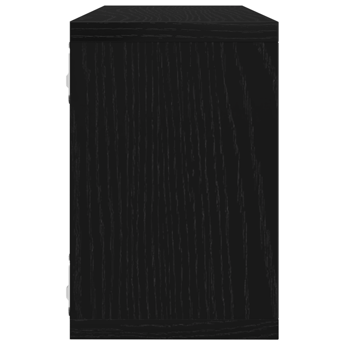 Wandregale 4 pcs Schwarze Eiche 60 x 15 x 23 cm Holzwerkstoff