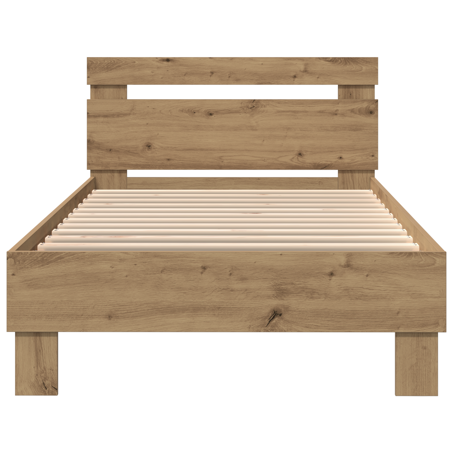 Bettgestell Artisan-Eiche 90 x 190 cm Holzwerkstoff