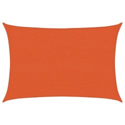 Sonnensegel 160 g/m² Orange 2,5x3,5 m HDPE