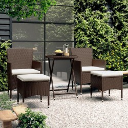 5-tlg. Bistro-Set Poly...