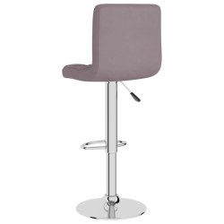 Barhocker 2 Stk. Taupe Stoff