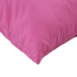 Palettenkissen 3 Stk. Rosa Oxford-Stoff