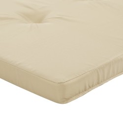 Liegestuhl-Auflagen 2 Stk. Beige Oxford-Gewebe