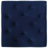 Hocker Marineblau 60x60x36 cm Samt