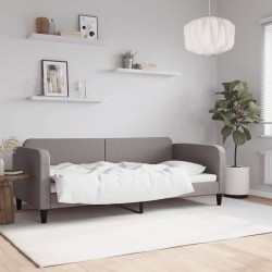 Tagesbett Taupe 90x200 cm...