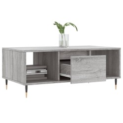 Couchtisch Grau Sonoma 90x50x36,5 cm Holzwerkstoff