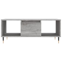 Couchtisch Grau Sonoma 90x50x36,5 cm Holzwerkstoff