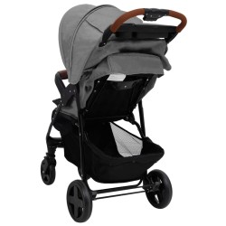 2-in-1 Kinderwagen Hellgrau...