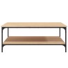 Couchtisch Sonoma-Eiche 100x100x40 cm Holzwerkstoff