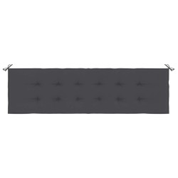 Gartenbank-Auflage Anthrazit 180x50x3 cm Oxford-Gewebe