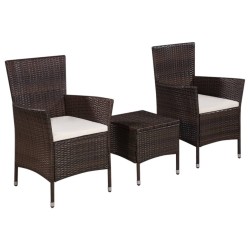 3-tlg. Bistro-Set Poly...