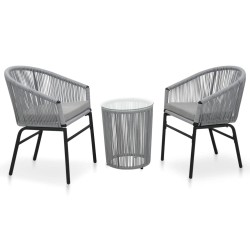 3-tlg. Bistro-Set mit...