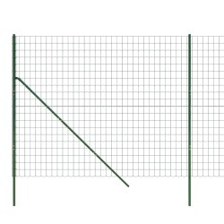 Maschendrahtzaun Grün 2,2x10 m Verzinkter Stahl