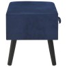 Nachttische 2 Stk. Blau 40 x 35 x 40 cm Samt