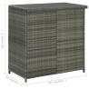 3-tlg. Bar Set Poly Rattan Grau