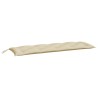 Gartenbank-Auflage Beige 150x50x7 cm Oxford-Gewebe