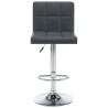 Barhocker 2 Stk. Grau Kunstleder