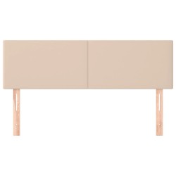 Kopfteile 2 Stk. Cappuccino-Braun 72x5x78/88 cm Kunstleder