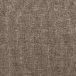 Kopfteile 2 Stk. Taupe 90x5x78/88 cm Stoff