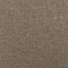 Kopfteil Taupe 90x5x78/88 cm Stoff