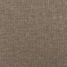 Kopfteil Taupe 90x7x78/88 cm Stoff