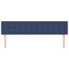 Kopfteile 2 Stk. Blau 100x5x78/88 cm Stoff