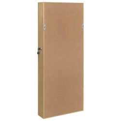 Schmuckschrank mit Spiegel Wandmontage 37,5x10x90 cm