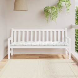 Gartenbank-Auflage Blattmuster 180x50x7 cm Oxford-Gewebe