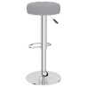 Barhocker 2 Stk. Grau Stoff