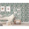 DUTCH WALLCOVERINGS Tapete Eden Grau und Hellgrün