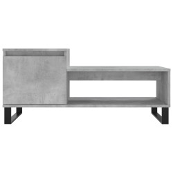 Couchtisch Betongrau 100x50x45 cm Holzwerkstoff