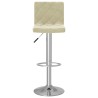 Barhocker 2 Stk. Creme Samt