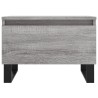 Couchtische 2 Stk. Grau Sonoma 50x46x35 cm Holzwerkstoff