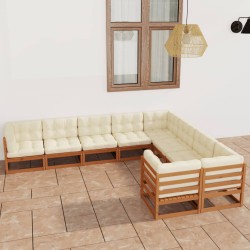 9-tlg Garten-Lounge-Set mit...