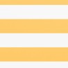 Balkon-Sichtschutz Weiß und Gelb 120x400 cm Oxford-Gewebe