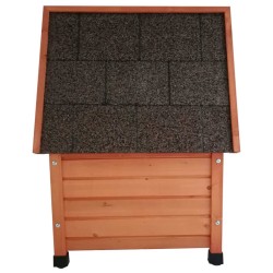 @Pet Outdoor Katzenhaus 57x45x43 cm Holz Braun