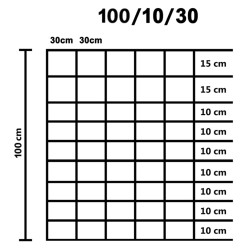 Gartenzaun Verzinkter Stahl 50x1 m Silbern