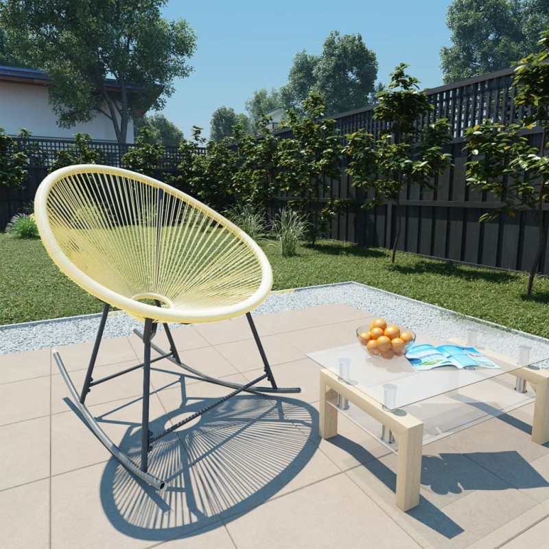 Acapulco-Gartenstuhl Poly Rattan Beige